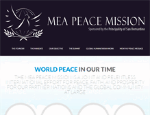 Tablet Screenshot of meapeacemission.com